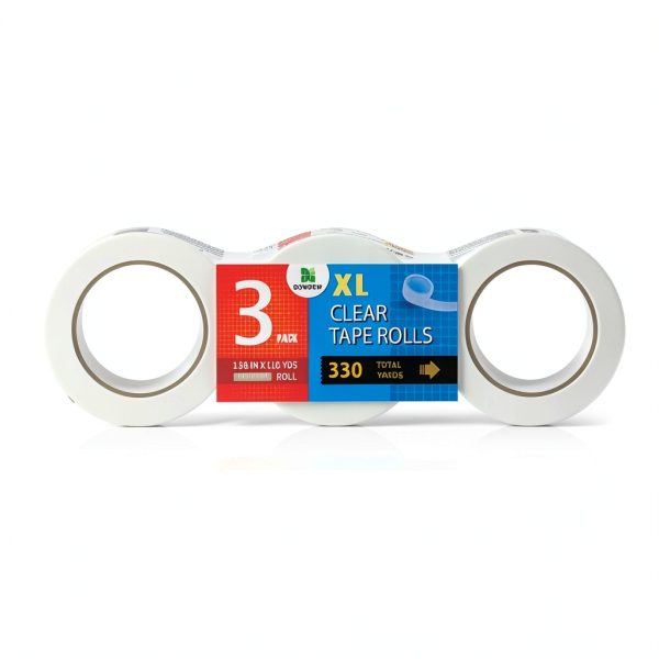 DowDew Packing Tape Clear Strong Adhesive Moving Shipping-0