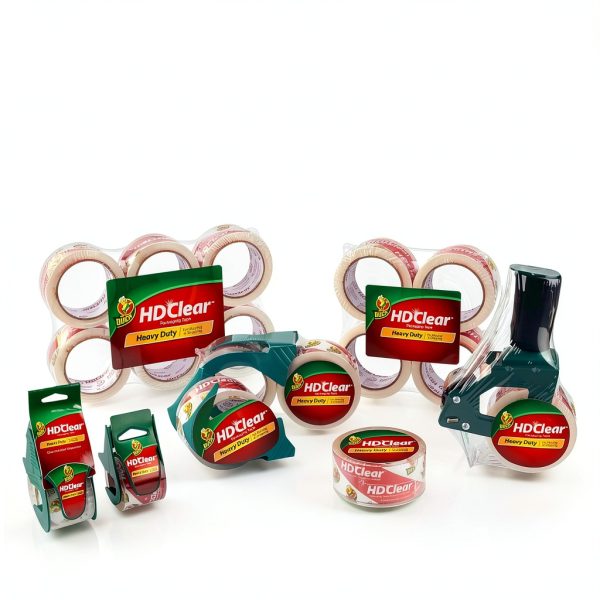 Duck Clear Acrylic Packing Tape Heavy Duty 6 Rolls-4