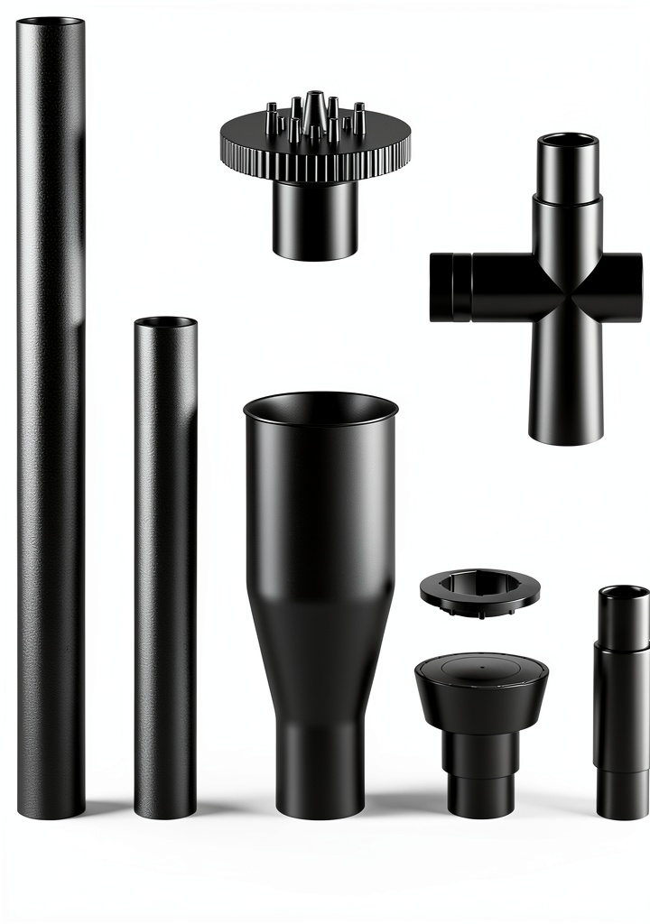 Installing POPOSOAP Fountain Pump Nozzle Kit Stainless Steel Water on a wooden desk