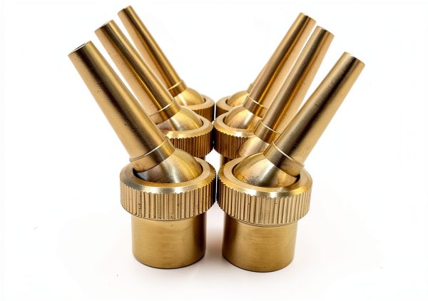 QLLUCKLY Brass Fountain Nozzle Gold Pond Pump Jet Spray-0