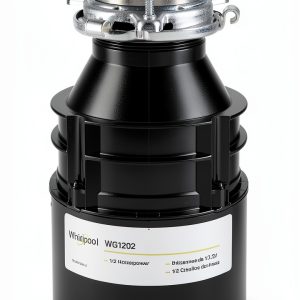 Whirlpool Garbage Disposal 12 HP Motor Black 84211601-0