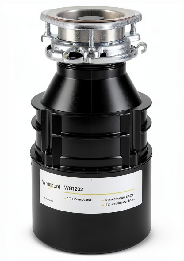 Whirlpool Garbage Disposal 12 HP Motor Black 84211601-0
