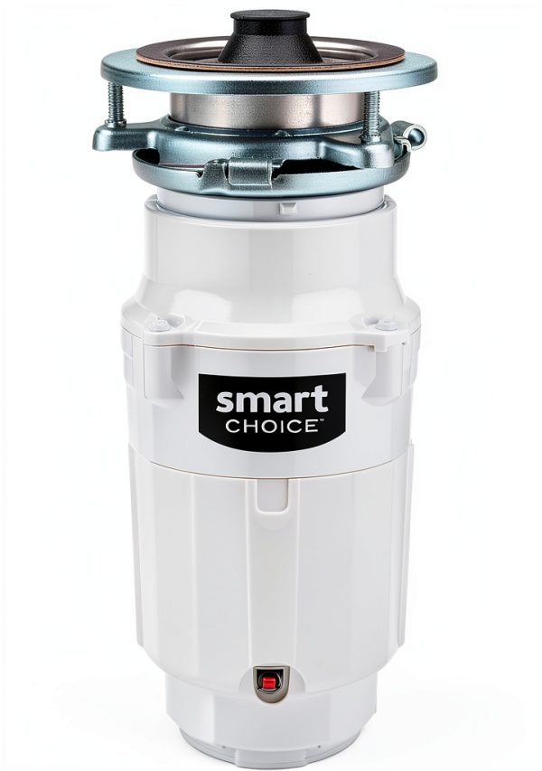 Smart Choice Garbage Disposal 1.25 HP Corded White-0