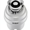 Kraus Garbage Disposal 1 HP Stainless Steel Quiet-1