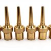 QLLUCKLY Brass Fountain Nozzle Gold Pond Pump Jet Spray-5
