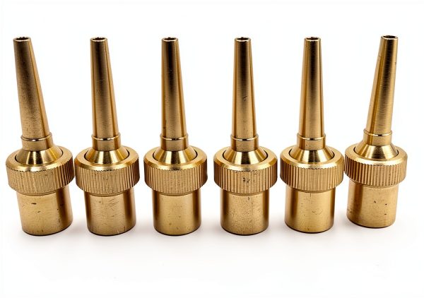 QLLUCKLY Brass Fountain Nozzle Gold Pond Pump Jet Spray-5