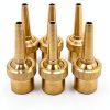 QLLUCKLY Brass Fountain Nozzle Gold Pond Pump Jet Spray-2