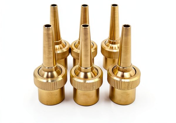 QLLUCKLY Brass Fountain Nozzle Gold Pond Pump Jet Spray-2