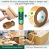Ecoliving Kraft Packing Tape Biodegradable Strong Adhesive-3