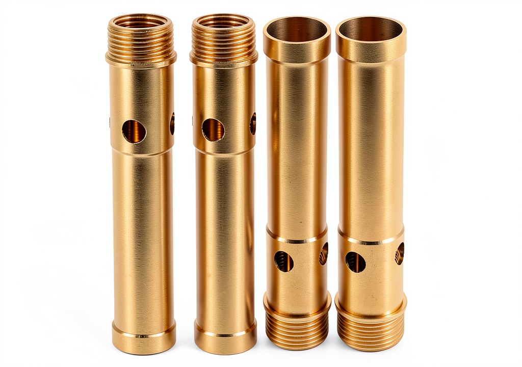 Hicello brass fountain nozzle installed in a garden pond with bubbling water spray