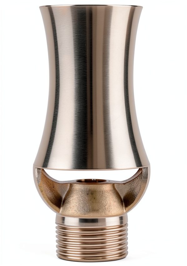 Haofy Brass Pond Nozzle Gold Fixed Spray Fountain Decor-0