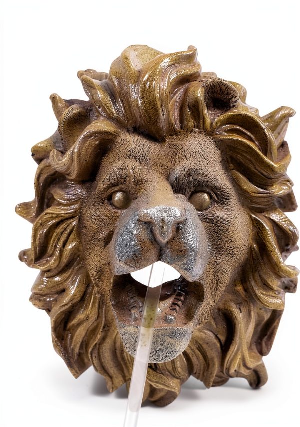 Lion Head Fountain Nozzle Outdoor Garden Water Feature-3
