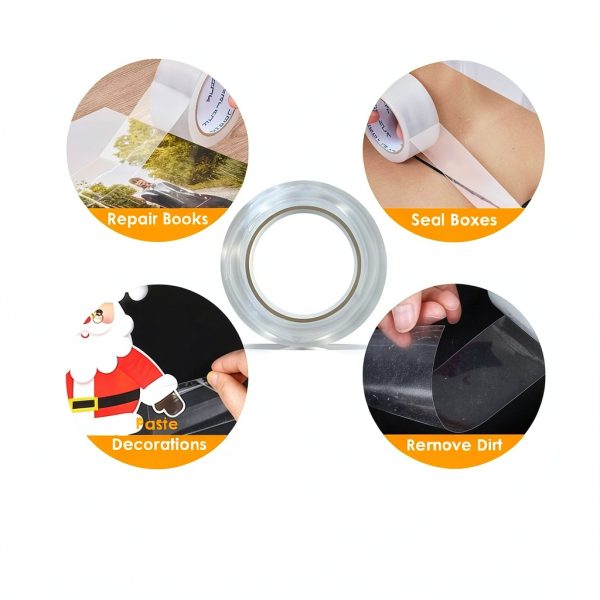 DowDew Packing Tape Clear Strong Adhesive Moving Shipping-4