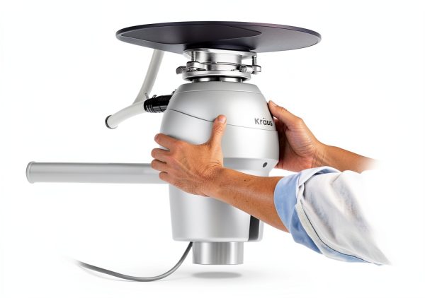 Kraus Garbage Disposal 1 HP Stainless Steel Quiet-8