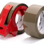 Mr Pen Brown Packing Tape Water Resistant Dispenser Gun-0