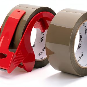 Mr Pen Brown Packing Tape Water Resistant Dispenser Gun-0