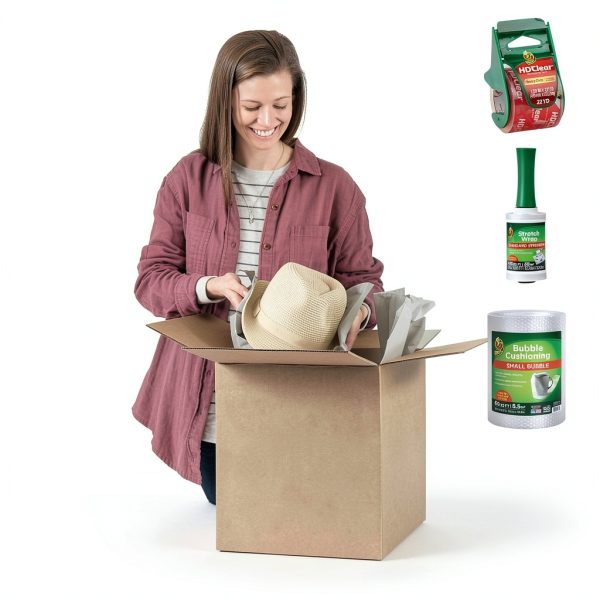 Duck Clear Acrylic Packing Tape Heavy Duty 6 Rolls-5