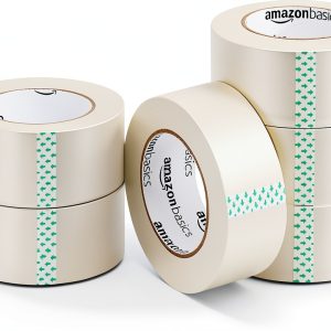 Amazon Basics Packing Tape Clear Strong Water Resistant 6-0