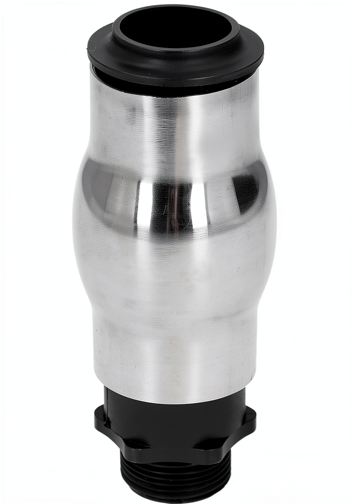 Installing Akozon Stainless Steel Pond Pump Nozzle Foam Jet Fountain on a wooden desk
