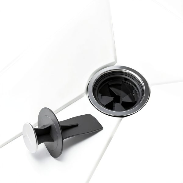 Lefton Garbage Disposal Gray Stainless Steel Efficient-6