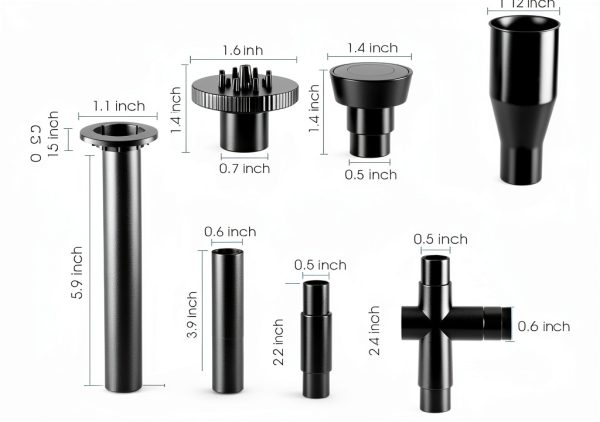 POPOSOAP Fountain Pump Nozzle Kit Stainless Steel Water-1