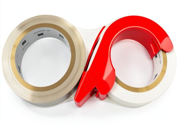 DowDew Clear Packaging Tape 2 Rolls Dispenser Strong-2