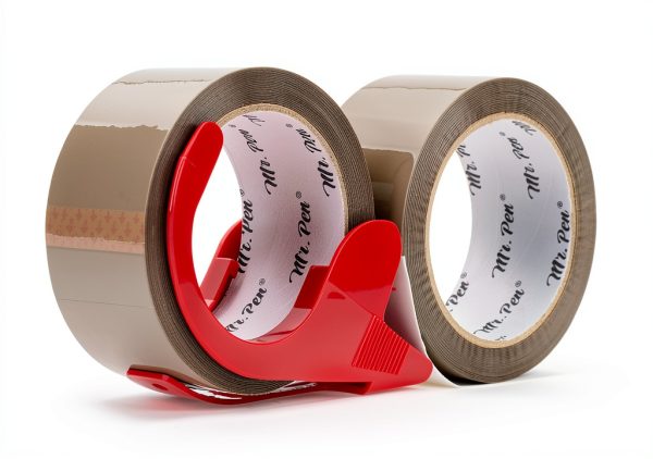 Mr Pen Brown Packing Tape Water Resistant Dispenser Gun-1