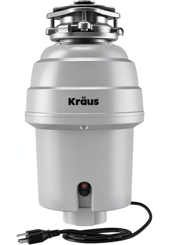 Kraus Garbage Disposal 1 HP Stainless Steel Quiet-0
