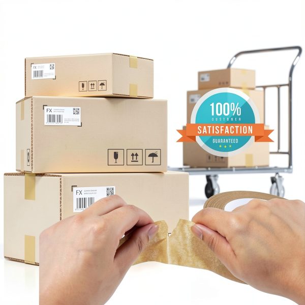 Lichamp Kraft Paper Tape Writable Eco Friendly Packaging-6
