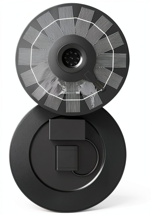 Solar Pond Pump AISITIN Black 2.5W Fountain Nozzle-6