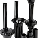 PENCK Fountain Nozzle Black Plastic 2in Model FN-55-0