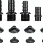 Pond Pump Nozzle CWKJTOP Black Rubber Submersible-0