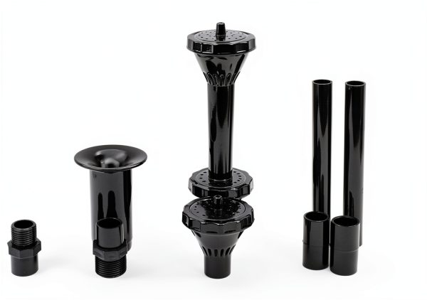 PENCK Fountain Nozzle Black Plastic 2in Model FN-55-1