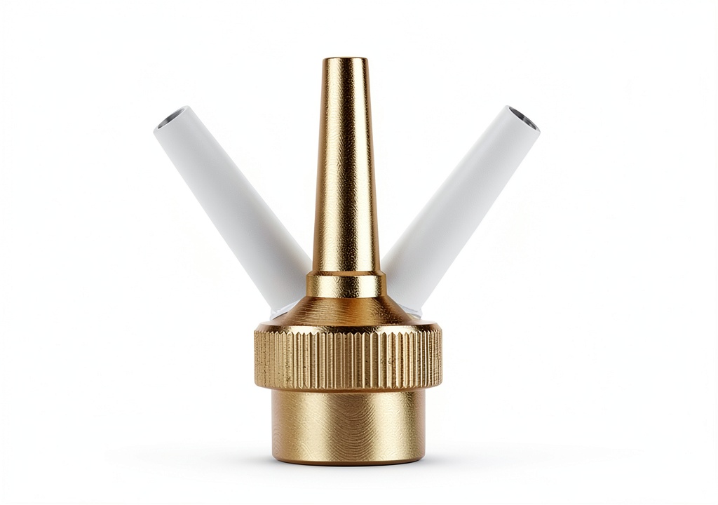 Pond pump nozzle in action