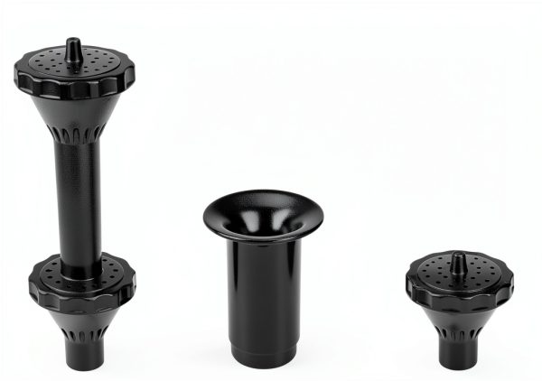 PENCK Fountain Nozzle Black Plastic 2in Model FN-55-2