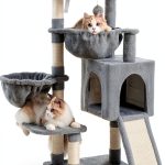 Cat Tree Hey-brother 35.4‑inch & 53.1‑inch Multi‑Color Sturdy Tower-0