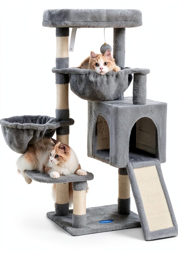 Cat Tree Hey-brother 35.4‑inch & 53.1‑inch Multi‑Color Sturdy Tower-0