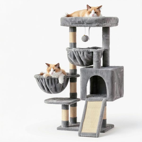 Cat Tree Hey-brother 35.4‑inch & 53.1‑inch Multi‑Color Sturdy Tower-7