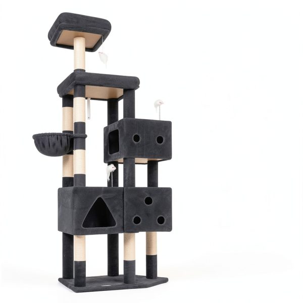 Cat Tower Globlazer F81 81-Inch Dark Grey XXL Heavy Duty Tree for-6