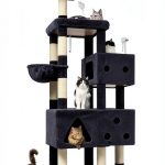 Cat Tower Globlazer F81 81-Inch Dark Grey XXL Heavy Duty Tree for-0