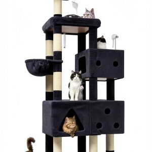 Cat Tower Globlazer F81 81-Inch Dark Grey XXL Heavy Duty Tree for-0