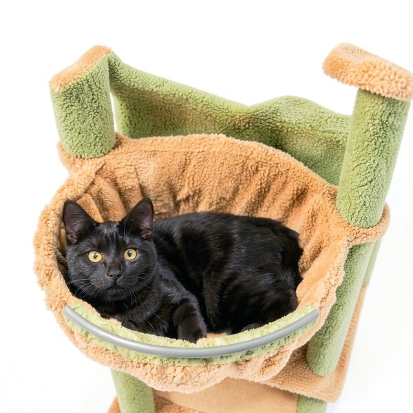 Cat Tree Globlazer 76-Inch Tall Multi-Level with Cozy Condos Cactus-3
